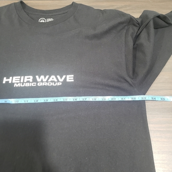 Heir Wave Music Group Black Long Sleeves Shirt XL - Picture 7 of 11